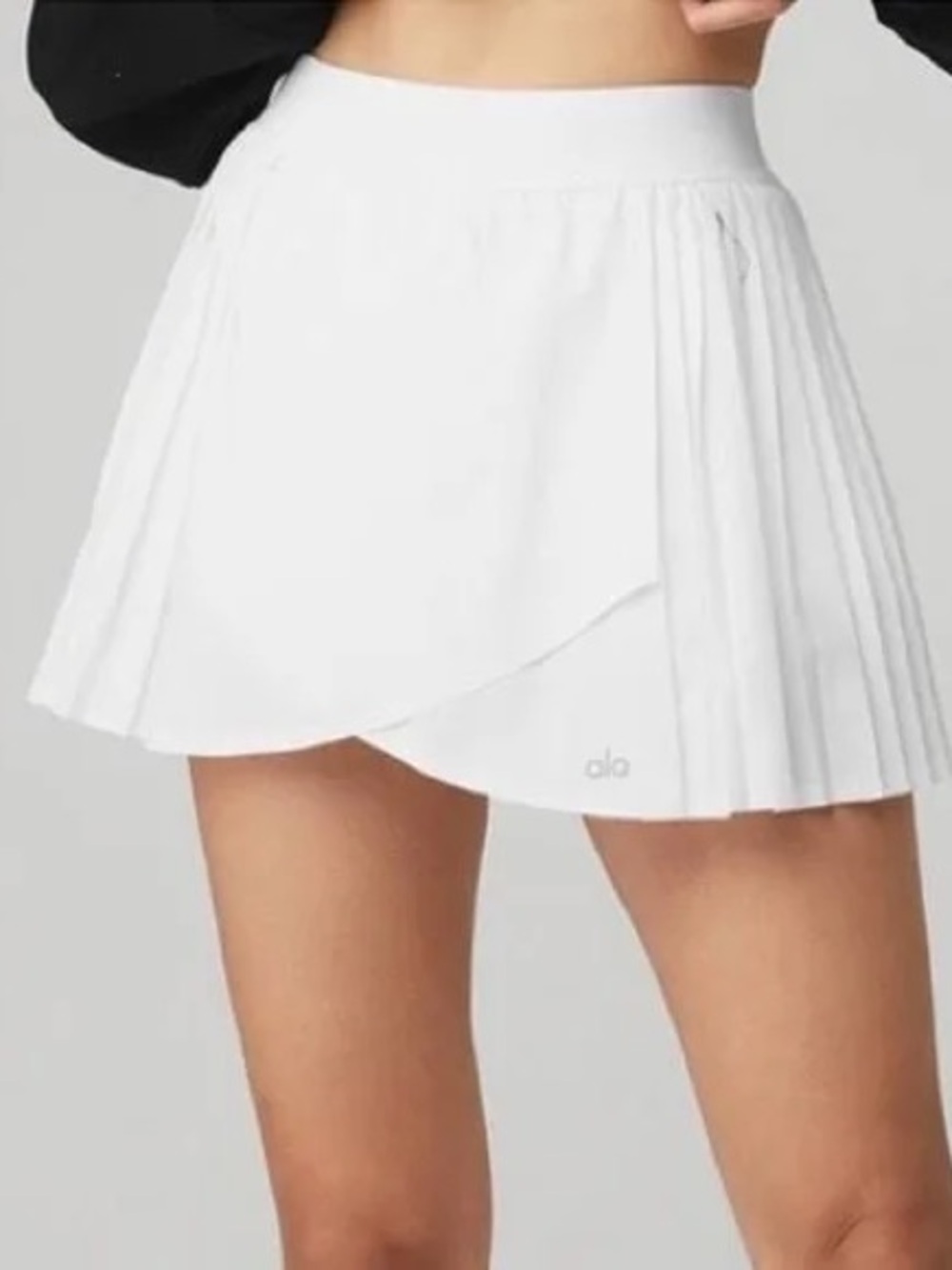 ALO Yoga Aces Tennis Skirt White XS